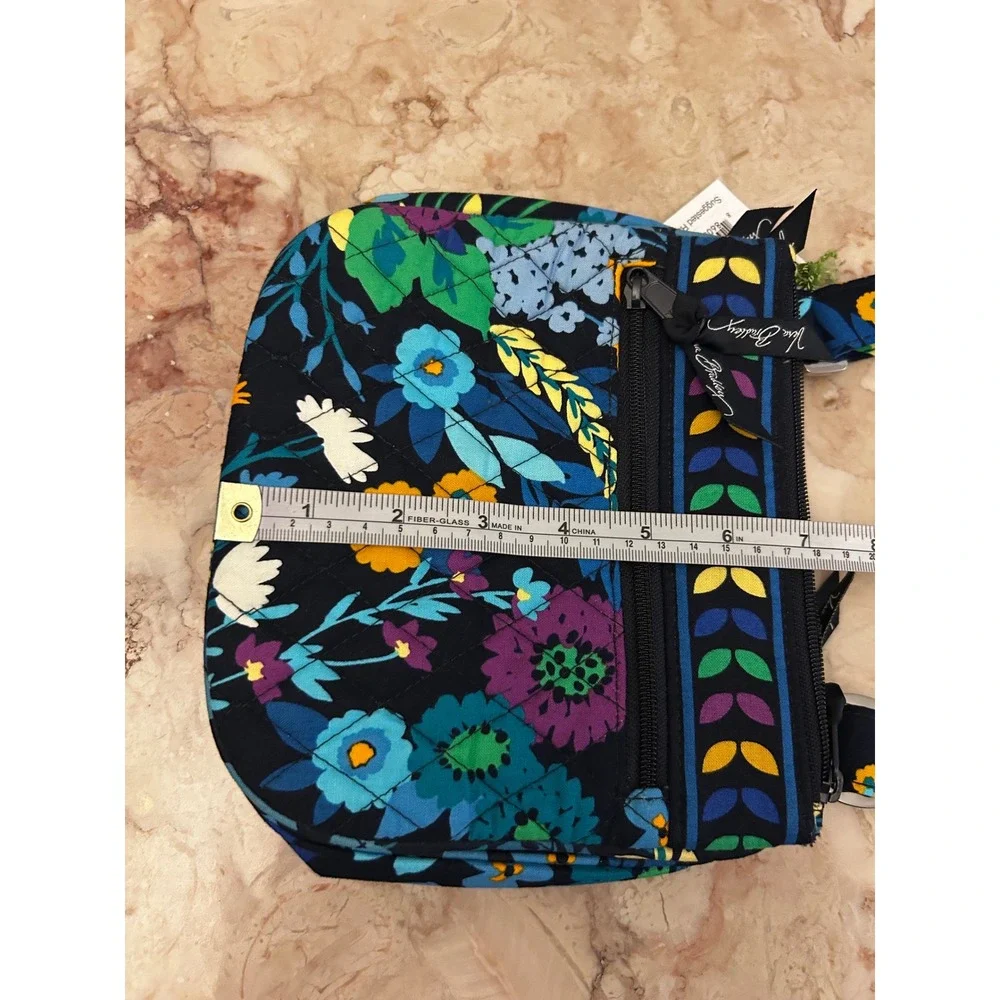 Vera Bradley Midnight Blues Little Flap Hipster Crossbody Purse Bag NWT